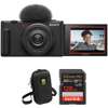 Sony ZV-1F Vlogging Camera with Accessory Kit (Black) thumb 0