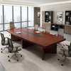 Executive 3-Meter Mahogany Meeting Table thumb 7