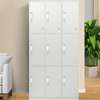 White Steel With Nine Doors Storage Cabinet thumb 10
