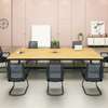 Boardroom Table: 8 To 10 Seaters Brown Wood Boadroom Table thumb 3