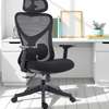 OFFICE CHAIR: Black Armrest Office Chair thumb 5
