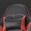 Office Chair: Cream Red Blue Gaming Chair With Pillow thumb 1