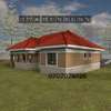 Beautiful 3 bedroom master ensuite house plan thumb 4