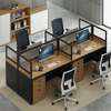 4 Way Modular Mdf Office Desk Configuration thumb 3