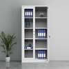 Office Steel Cabinet with Glass Door Panels thumb 1