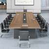 Spacious 3m Wood Boardroom Table for Offices thumb 6