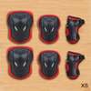 6Pcs Kids Elbow Wrist Knee Pads Protective Gear Guard Skate Red XS thumb 1