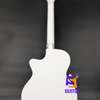 Cowboy Pearl White Concert Size 37 Inch Acoustic Guitar thumb 2
