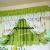 ADORABLE ORANGE AND GREEN KITCHEN CURTAINS thumb 1