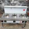 Heavy-Duty Stainless Steel Commercial Stove 3 Burners thumb 0