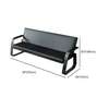 5 Seater Metal Frame Waiting Office Sofa thumb 1