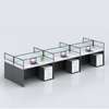 6-Person Modular Office Desk – Partitioned Workstation thumb 4