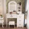Dressers: Vintage Inspired White Vanity Dresser Set thumb 0