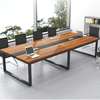 Boardroom Table: 240cm Length Brown Boardroom Tables thumb 0