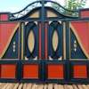 Decorative Iron steel top security heavy modern gates thumb 12