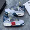 Blue Nike Air Jordan Retro 4 Se Craft:#38-45 thumb 1