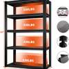 5-Tier Large Metallic Shelving Utility Rack thumb 1