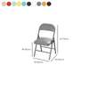 Armless folding office chair thumb 3