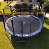 8Ft Trampoline With Ladder & with Safety Enclosure Net thumb 1