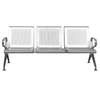 3‑Seater Modern Steel Reception Office Bench thumb 4