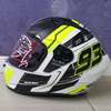 SMK Stellar Swank White Sports Bike Helmet thumb 2