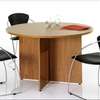 Boardroom Table: Round Arrow Legs Conference Table thumb 4