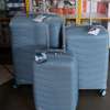 3 in 1 Unbreakable PP Suitcases  double zip thumb 0