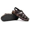 Men leather open shoes thumb 1