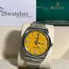 Rolex Oyster Perpetual Yellow dial Watch thumb 3