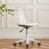 Office chairs: Transparent eames swivel chair thumb 0