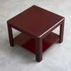Modern Mahogany Squared Coffee Table thumb 6