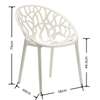 Modern Luxury Multi-Colour Plastic Garden Armless Chair thumb 3