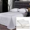 Hotel Quality White stripped bedsheets set thumb 1