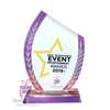 Unique high quality crystals trophies/awards with your information printed full color. thumb 0