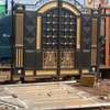 Executive heavy steel modern gates with Top security thumb 4