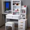 DRESSING TABLE: White Lighted Dressing Table thumb 1
