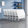 Conference Table: White Mobile Conference Foldable Table thumb 0