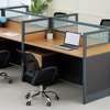 Office Workstation: Modern 4-Way Desk thumb 2