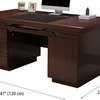 Office Desk: 1200mm Dark Mahogany Staff Desk thumb 3