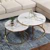 2 Piece Round Marble Top Coffee Tables thumb 6