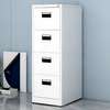 Durable Metal File Cabinet – 4 Drawers, White Steel thumb 5