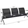 Office Bench : 3 - Seater Black Reception Bench thumb 2