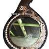African Print leather calabash mirror thumb 0