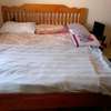 Queen size bed with mattress and pillow thumb 0