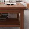 Office Table: Mahogany Rectangular Coffee Table thumb 1
