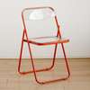 Dining Chair; Glass Foldable Dining Chair in Gesima thumb 1