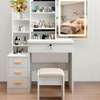 Dressers;Dressing Table with LED Lights InBomet thumb 0