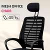 Office Chair: Mesh, Adjustable With Headrest, Charcoal Black thumb 2