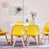 High Foam Cushion Bedroom Chair; Simple Modern Style thumb 5