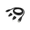 3 in 1 HDMI TO HDMI Mini HDMI Micro HDMI Cable Adapter thumb 1